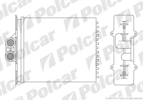 Радиаторы обогрева - Polcar 5516N8-2