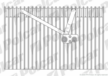 Испаритель кондиционера - Polcar 5516P8-1