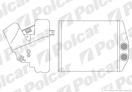 Радиаторы обогрева - Polcar 5518N8-2