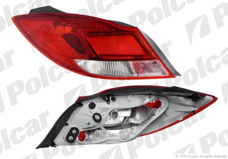 Lampa tylna - (1222193) Polcar 5520871H