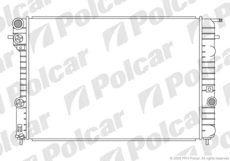 Радиаторы охлаждения - Polcar 552708-1