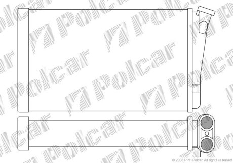 Радиаторы обогрева - Polcar 5527N8-1