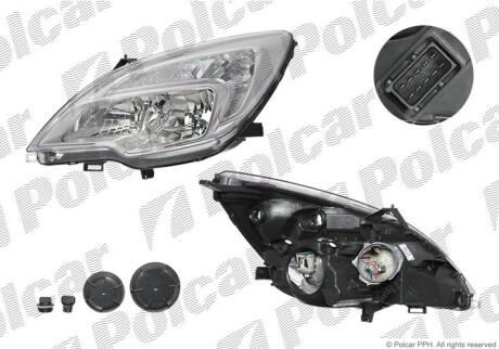 Reflektor gwny - (1216050) Polcar 554610T