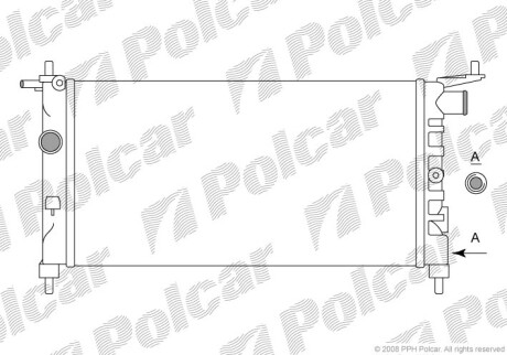 Радиаторы охлаждения - Polcar 555508A1