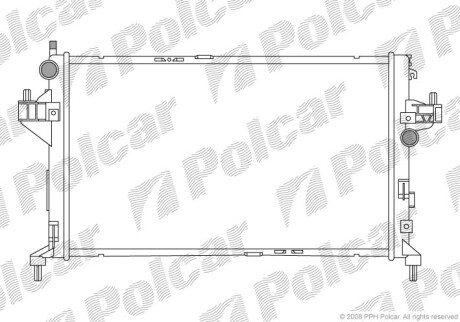 Радиаторы охлаждения - Polcar 555708-1