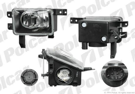 Lampa p/mgielna-przednia /pj/ - Polcar 555729E