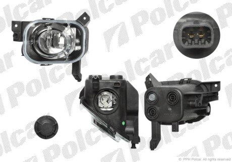 Lampa p/mgielna-prze - (13262573, 1710358, 1710377) Polcar 5558290E