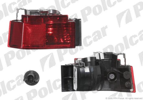 Lampa p/mgielna-tyln - Polcar 555997E