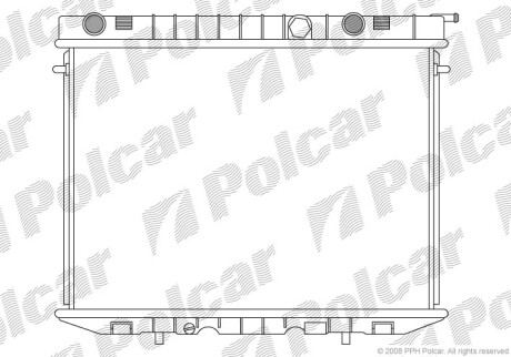 Радиаторы охлаждения - Polcar 558008-3