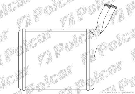 Радиаторы обогрева - Polcar 5580N8A1