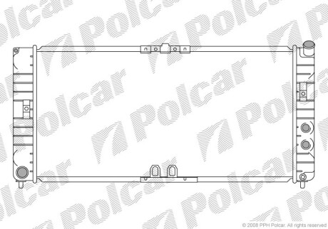 Радиаторы охлаждения - Polcar 558108-1