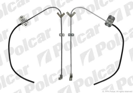 Стеклоподъемник ручной - Polcar 5701PSM1