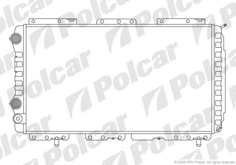 Радиаторы охлаждения - Polcar 570208A3