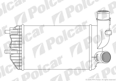 Радиаторы воздуха (Интеркулеры) - Polcar 5702J8-1