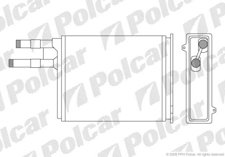 Радиаторы обогрева - Polcar 5702N8-1