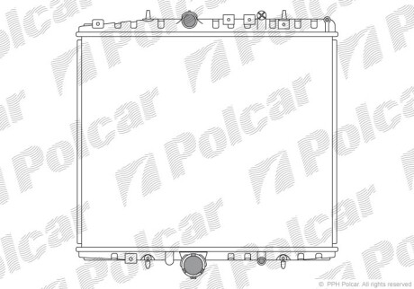 Радиаторы охлаждения - (1330A4, 1330A5, 1330E7) Polcar 578708-1