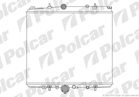 Радиаторы охлаждения - Polcar 578708A2