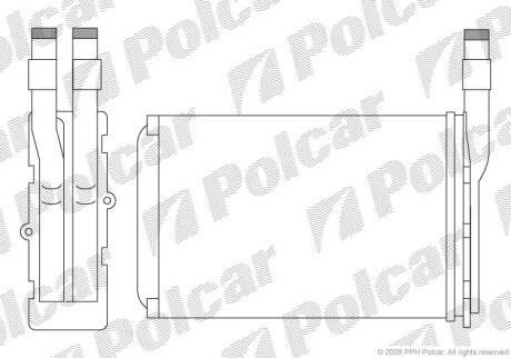 Радиаторы обогрева - Polcar 6005N8-1