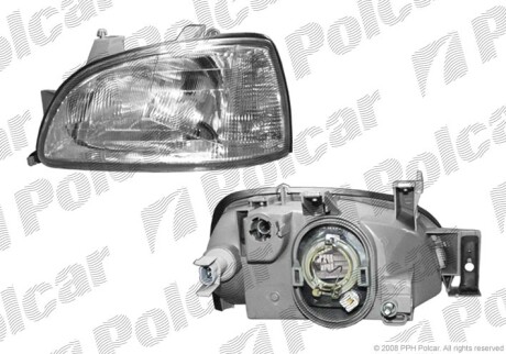 Передняя фара R CLIO 96-98 RH TYC - Polcar 6006104E