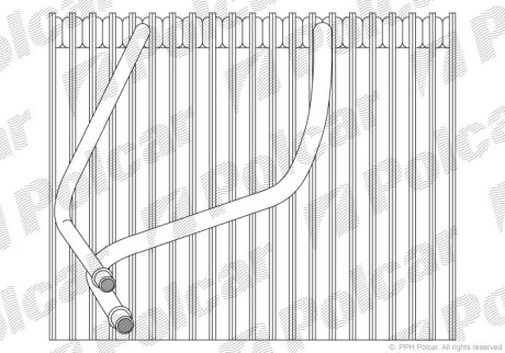 Испаритель кондиционера - (7701206046) Polcar 6007P8-3 (фото 1)