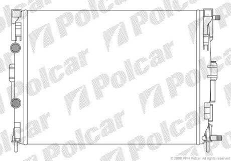 Радиаторы охлаждения - (8200115542) Polcar 601208-2