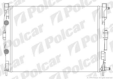 Радиаторы охлаждения - Polcar 601208A2