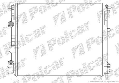 Радиаторы охлаждения - Polcar 601508A5