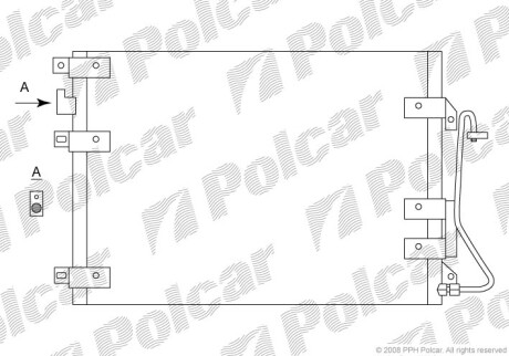 Радиаторы кондиционера - Polcar 6015K8C2S