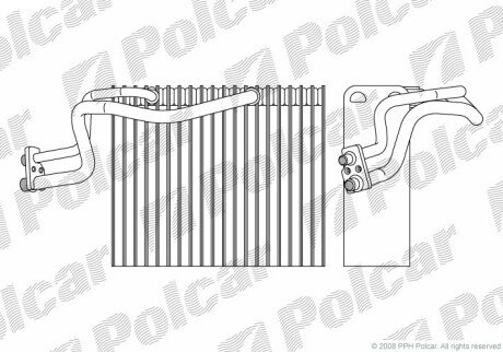 Испаритель кондиционера - Polcar 6015P8-1