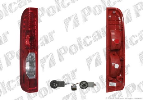 Фонарь задний - (2652500Q0A) Polcar 602787-E