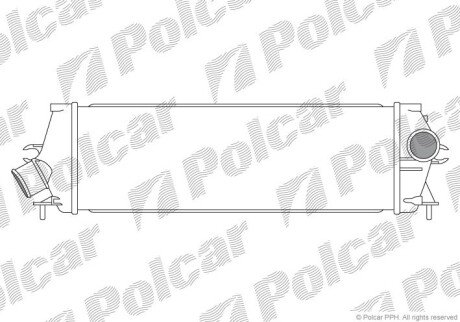 Радиаторы воздуха (Интеркулеры) - Polcar 6027J8-1