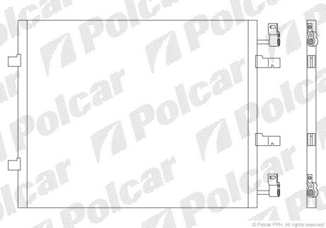 Радиаторы кондиционера - (4417650) Polcar 6027K8C1S