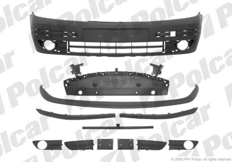 Бампер передний - Polcar 6037070J