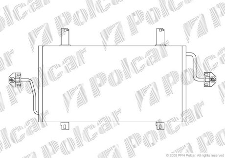 Радиаторы кондиционера - Polcar 6041K81X