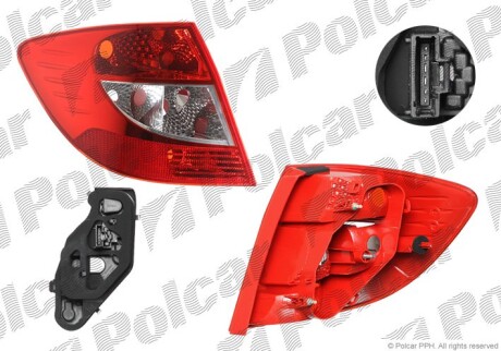 Lampa tylna - (8200700046) Polcar 605987U