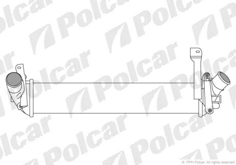 Радиаторы воздуха (Интеркулеры) - Polcar 6060J8-2