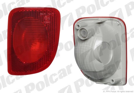 Za?Ыlepka lampy p/mgielnej tylnej - (8200419908, A4159060900, 4159060900) Polcar 606298-E