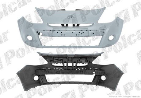 Бампер передний - Polcar 606407