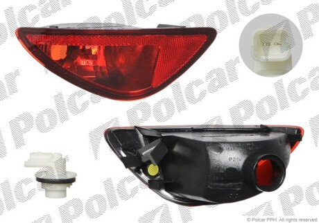 Lampa p/mgielna-tyln - Polcar 606497E