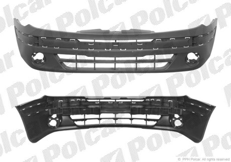 Бампер передний - Polcar 60700712