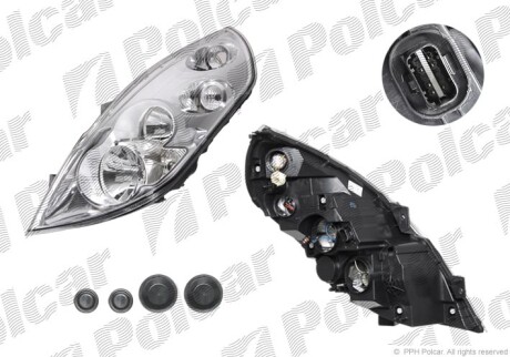 Reflektor gwny /pj/ - (260608210R) Polcar 60N109E