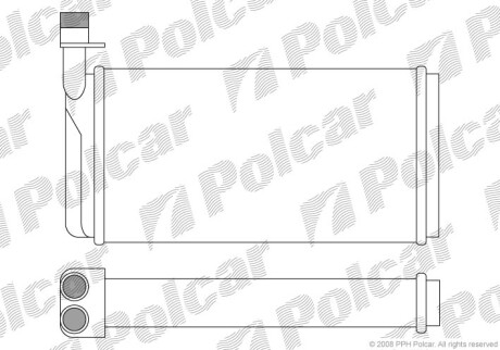 Радиаторы обогрева - Polcar 6521N8-2