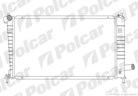 Радиаторы охлаждения - Polcar 652408-2