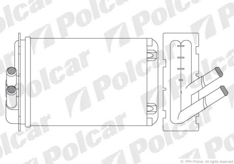 Радиаторы обогрева - Polcar 6712N8-1