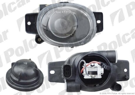 Lampa p/mgielna-prze - (1M0941701, 1M0941701A, 1M0941701B) Polcar 6722290E (фото 1)