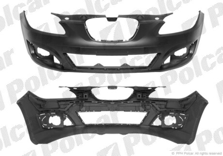 Бампер передний - Polcar 6726071J