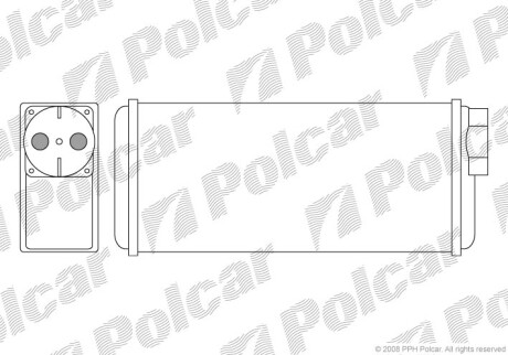 Радиаторы обогрева - (115972071) Polcar 6900N8-1