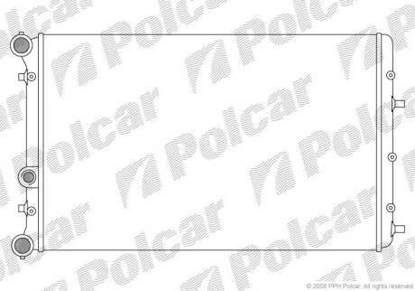 Радиаторы охлаждения - Polcar 691308-2