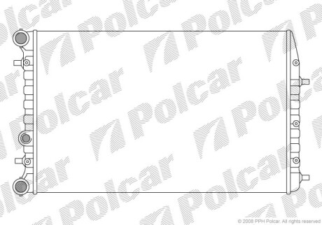 Радиаторы охлаждения - Polcar 691308-3