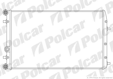 Радиаторы охлаждения - Polcar 691308-5